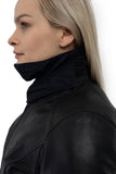 Aramissy Ladies waterproof leather jacket